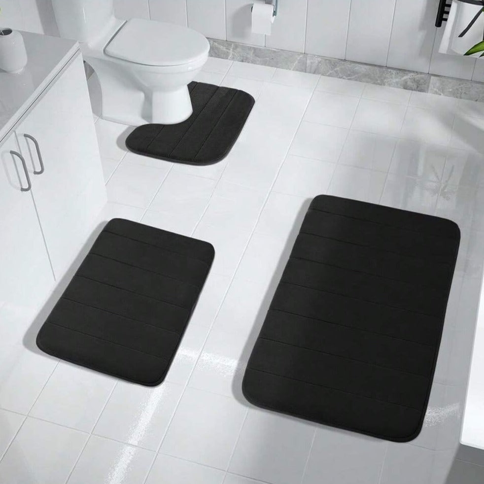 Soft Memory Foam Bathroom Mats, Anti-Slip