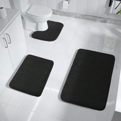 Soft Memory Foam Bathroom Mats, Anti-Slip