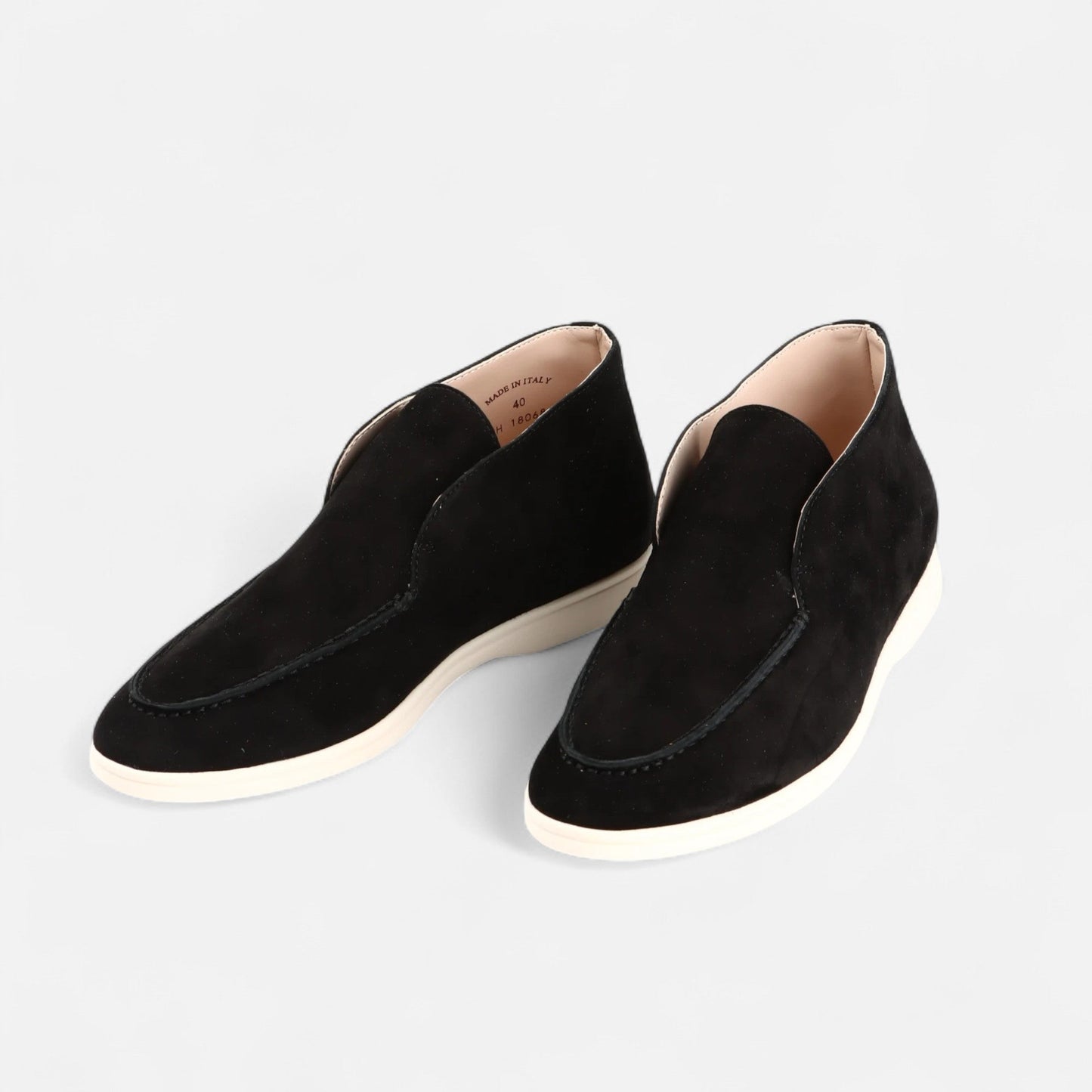 Luxury Suede Slip On Loafers in Tan Brown