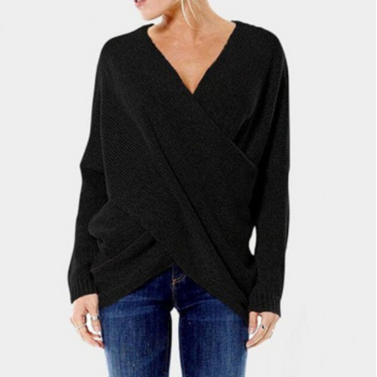 Women's Classic Cable Knit Sweater - VogeLuxe