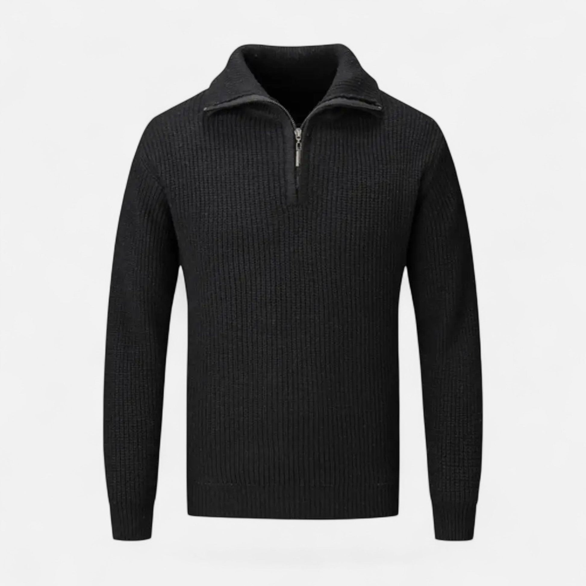 Warm Men's Wool Blend Pullover Sweater - VogeLuxe