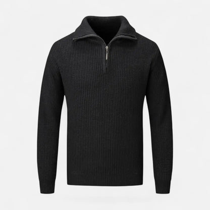 Warm Men's Wool Blend Pullover Sweater - VogeLuxe