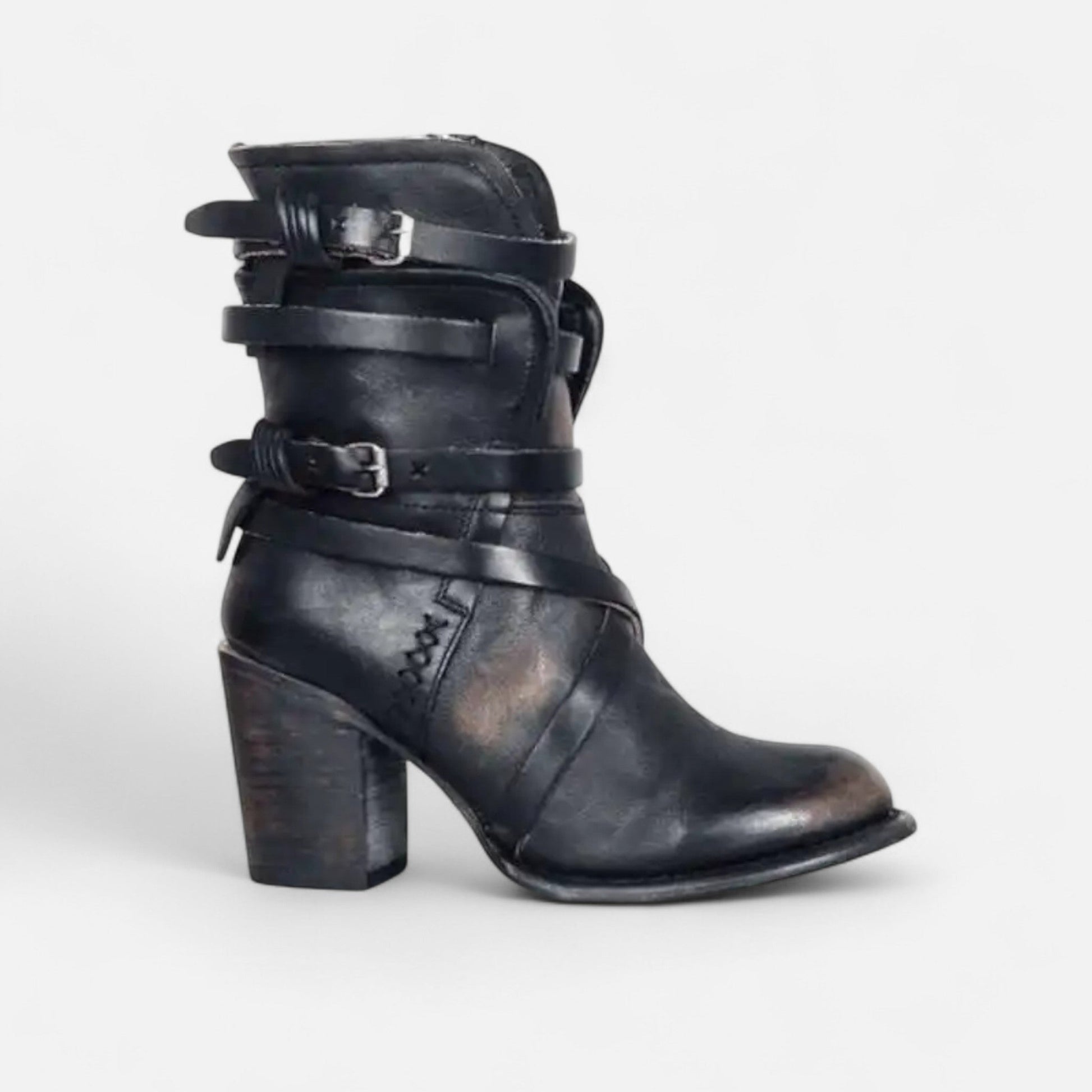 Classic Leather Knee High Winter Boots - VogeLuxe