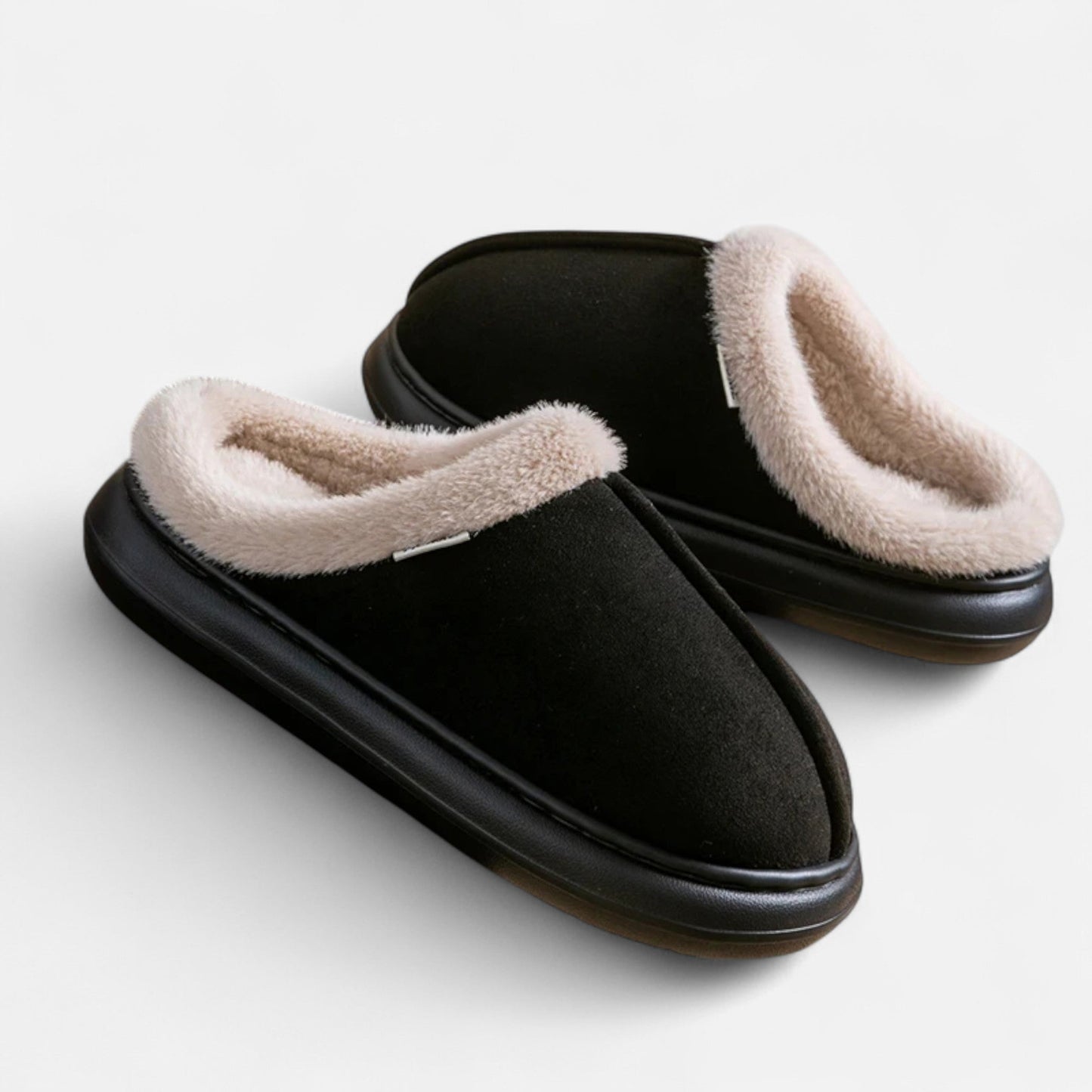 Soft Cozy Women's Faux Fur Platform Slippers