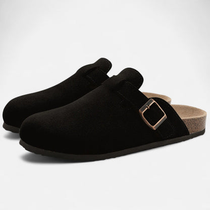 Luxury Suede Mens Slip On Mules