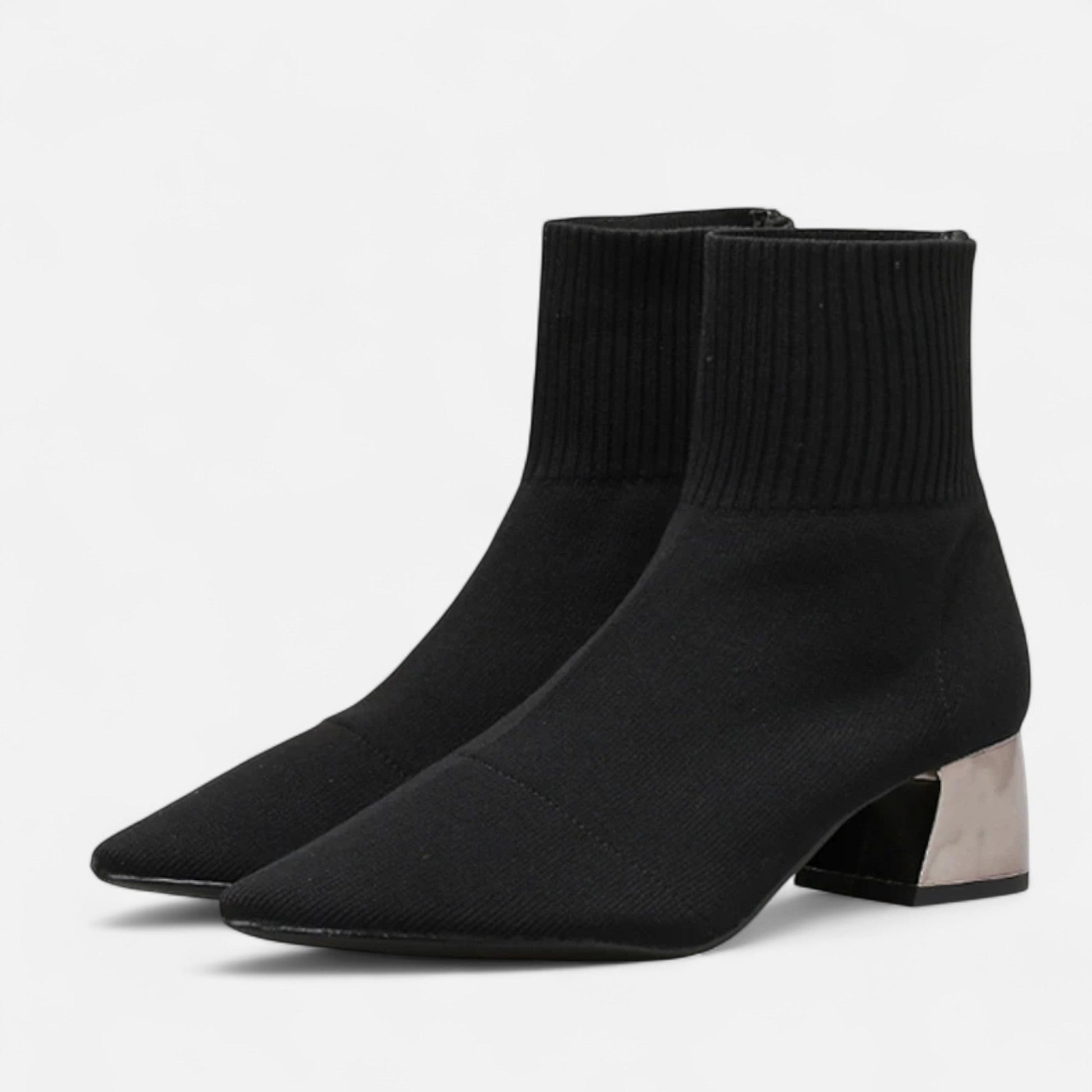 VogeLuxe | Women's Sock Boots - Chic Fall Fashion - VogeLuxe