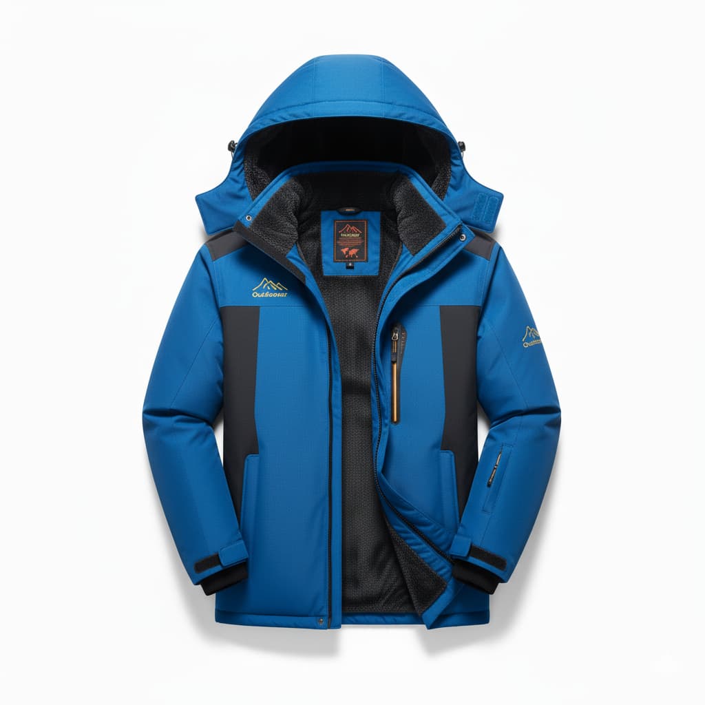 Waterproof Men's Insulated Softshell Winter Jacket