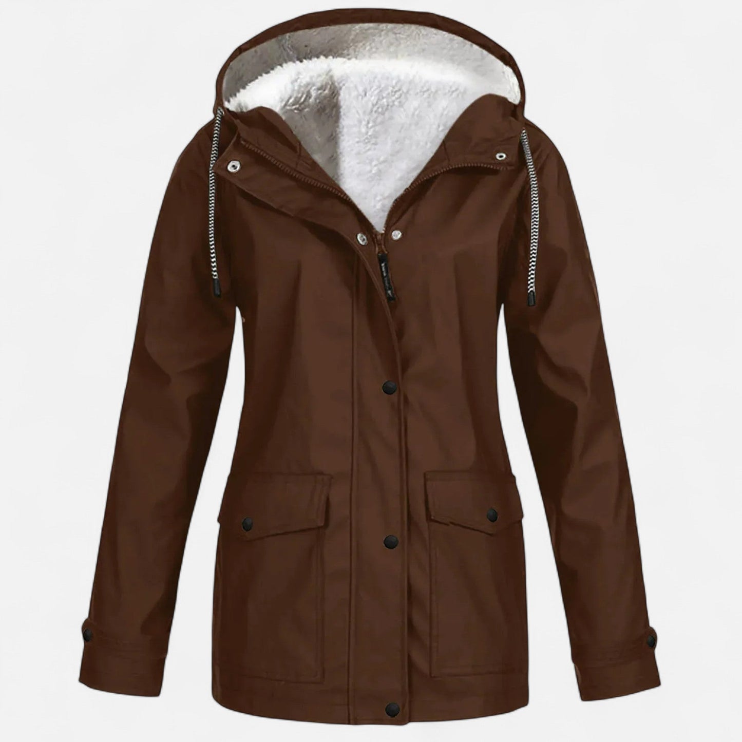 Warm Women's Velvet Waterproof Ski Jacket