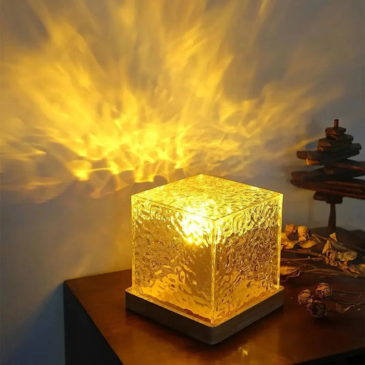 Colorful LED Desk Lamp with Changing Prism Effect - VogeLuxe