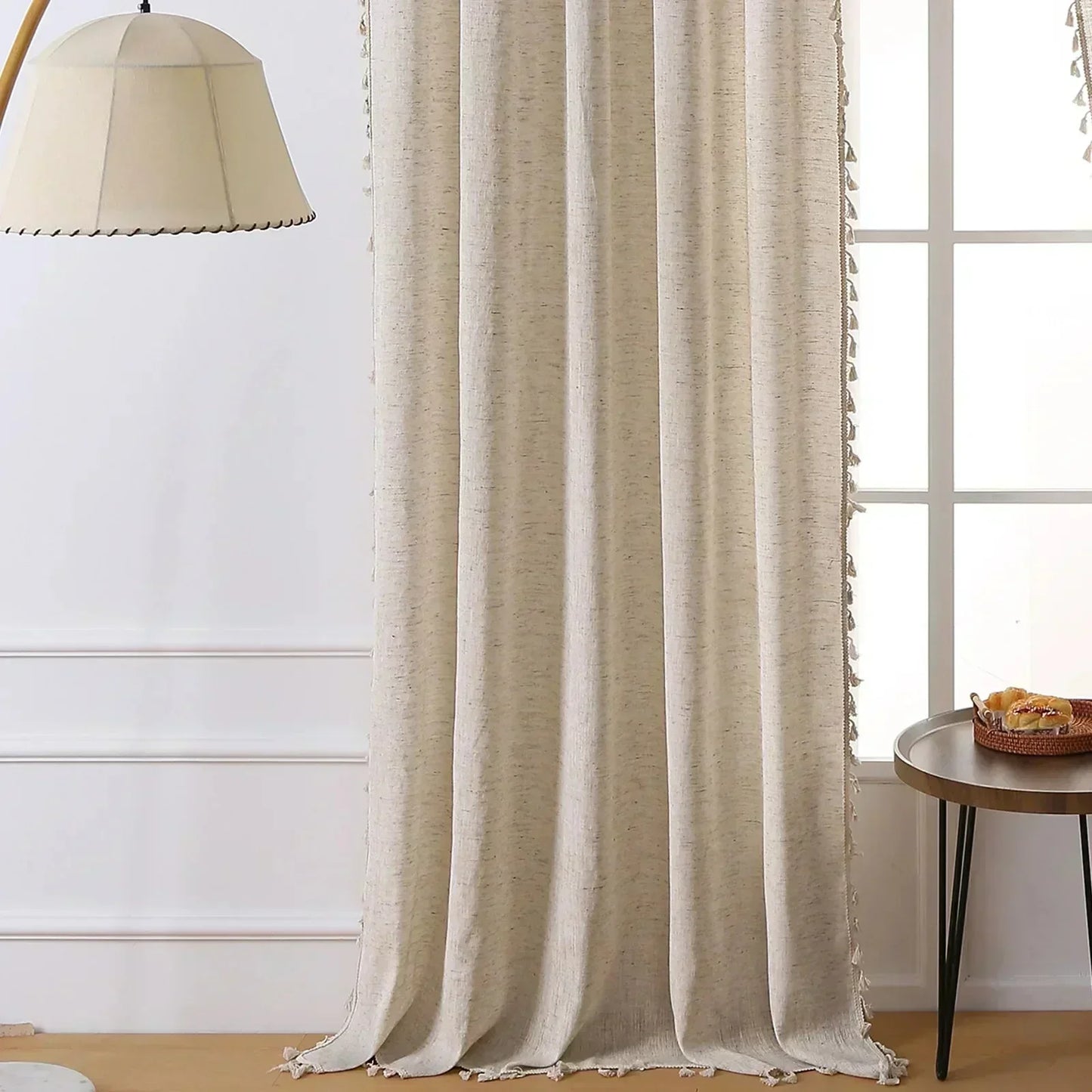 Lightweight Semi Sheer Window Curtain For Gentle Sunlight