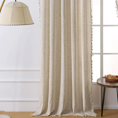 Lightweight Semi Sheer Window Curtain For Gentle Sunlight