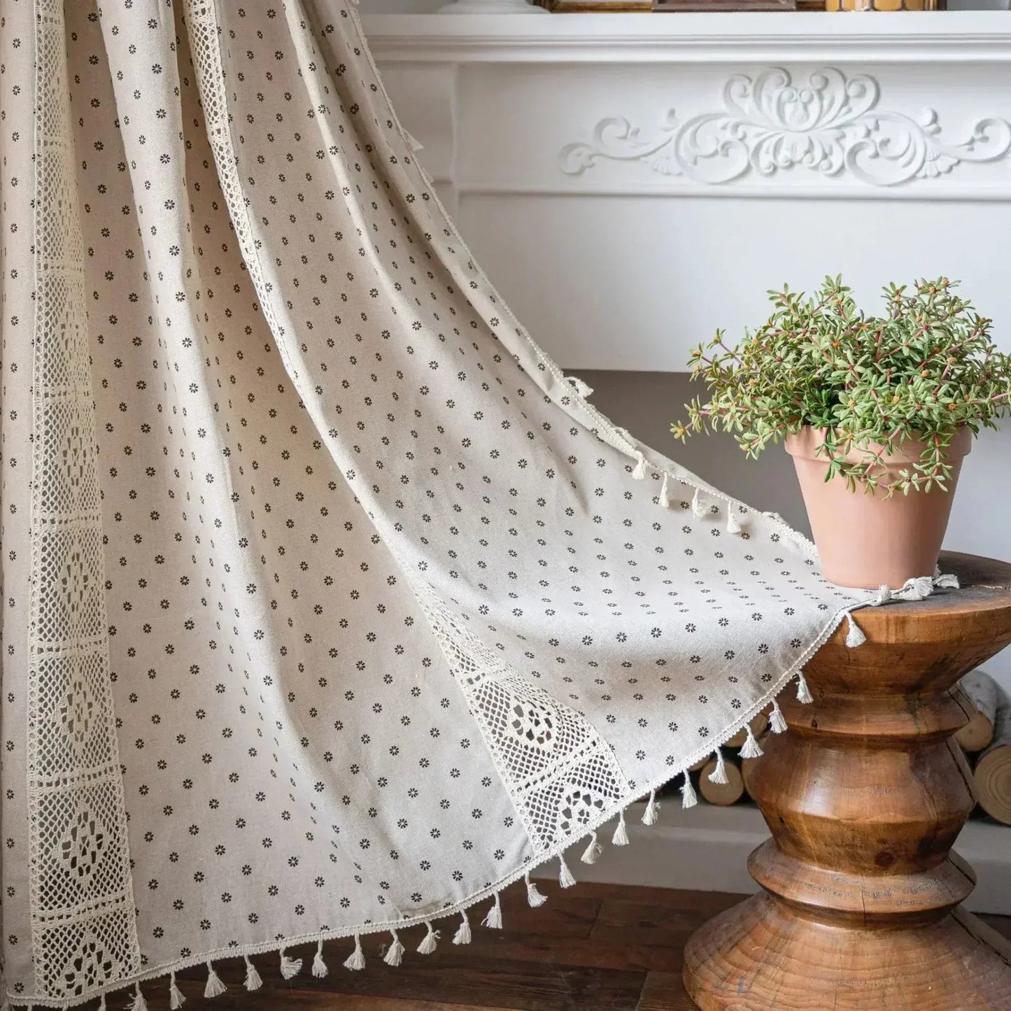 Lightweight Semi Sheer Window Curtain For Gentle Sunlight