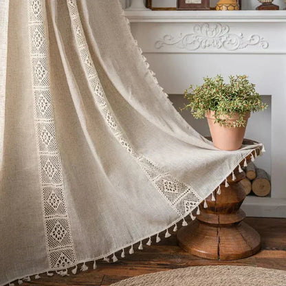 Lightweight Semi Sheer Window Curtain For Gentle Sunlight - VogeLuxe