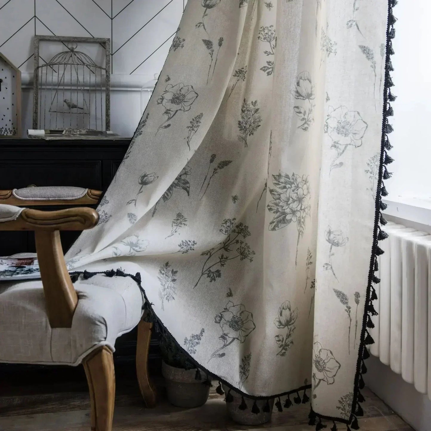 Lightweight Semi Sheer Window Curtain For Gentle Sunlight