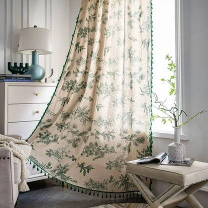 Lightweight Semi Sheer Window Curtain For Gentle Sunlight