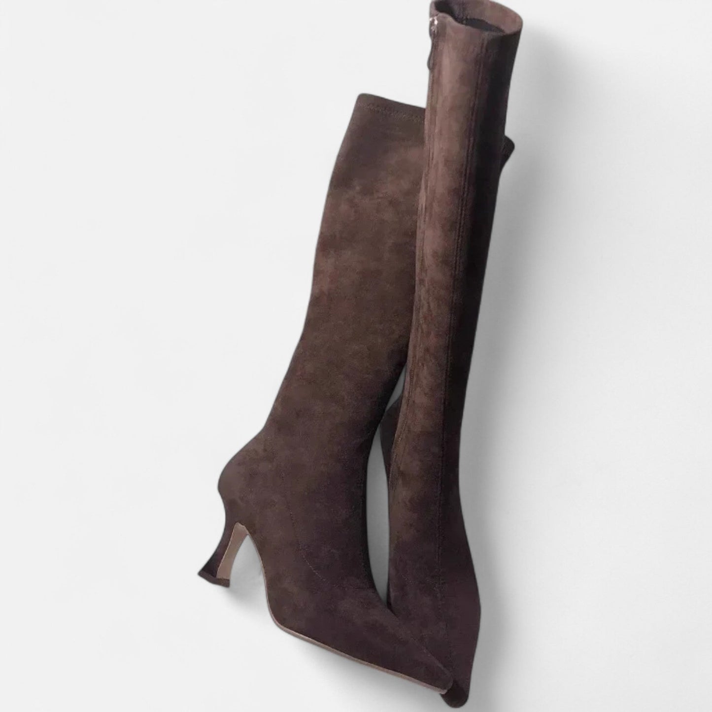Luxury Suede High Heel Thigh Boots for Women