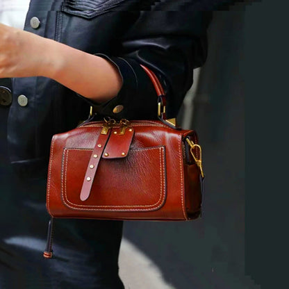 Authentic Leather Crossbody Shoulder Bag