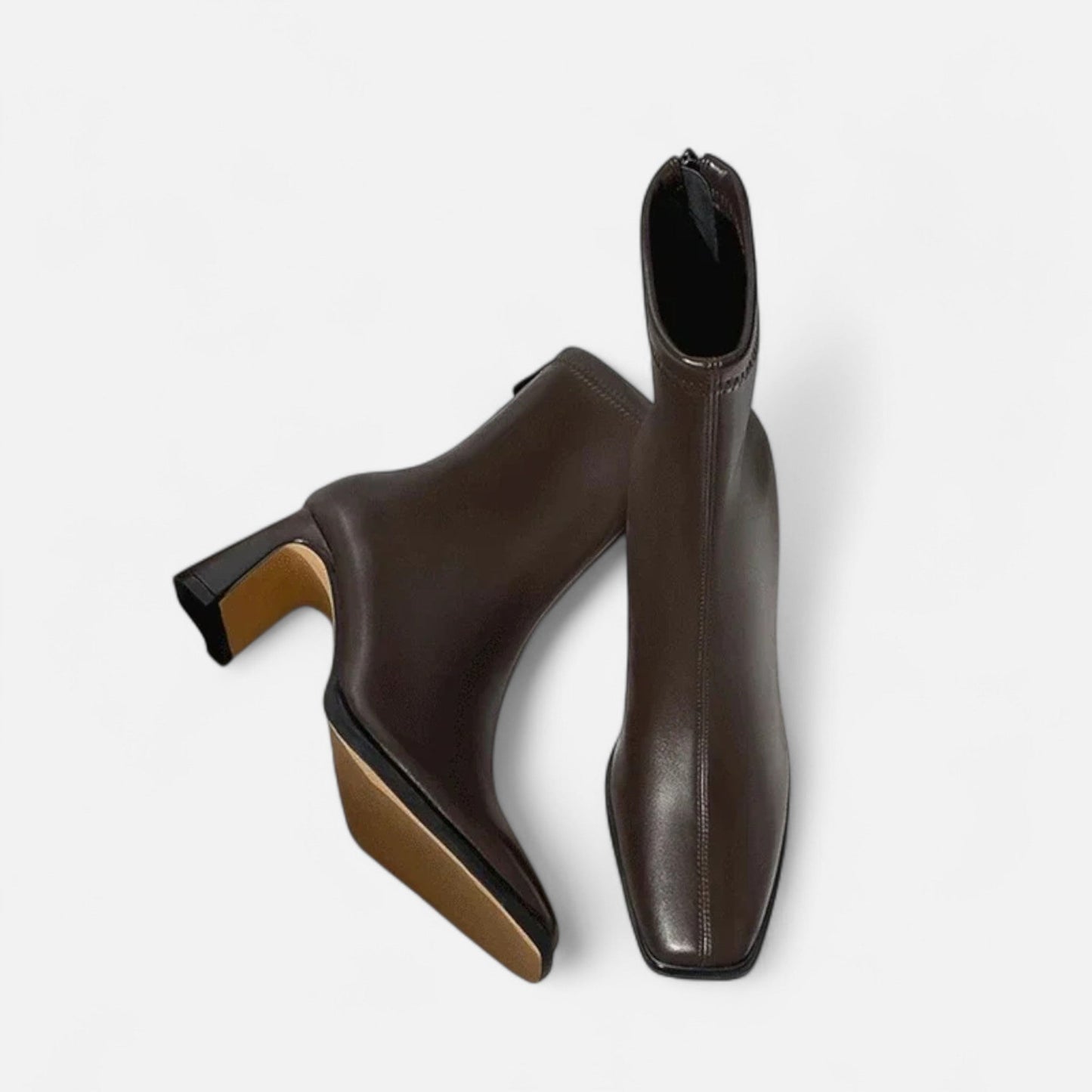 Classic Ladies Block Heel Ankle Boots