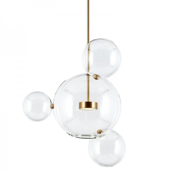 Round Glass Pendant Light for Contemporary Homes