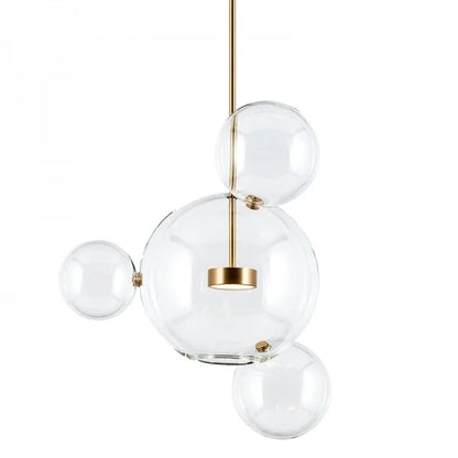 Round Glass Pendant Light for Contemporary Homes