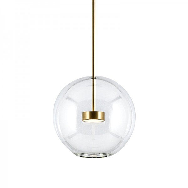 Round Glass Pendant Light for Contemporary Homes