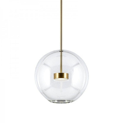 Round Glass Pendant Light for Contemporary Homes