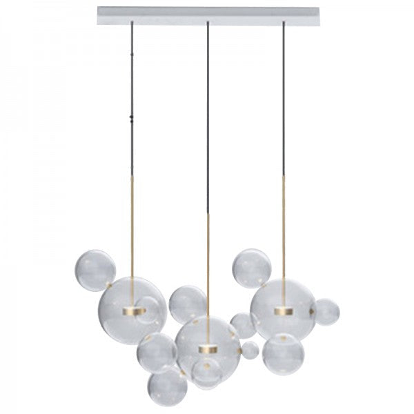 Round Glass Pendant Light for Contemporary Homes