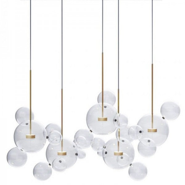 Round Glass Pendant Light for Contemporary Homes