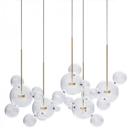 Round Glass Pendant Light for Contemporary Homes