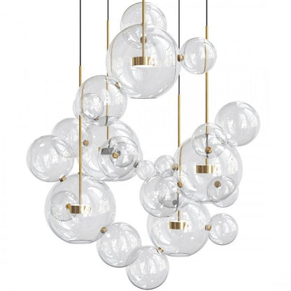 Round Glass Pendant Light for Contemporary Homes