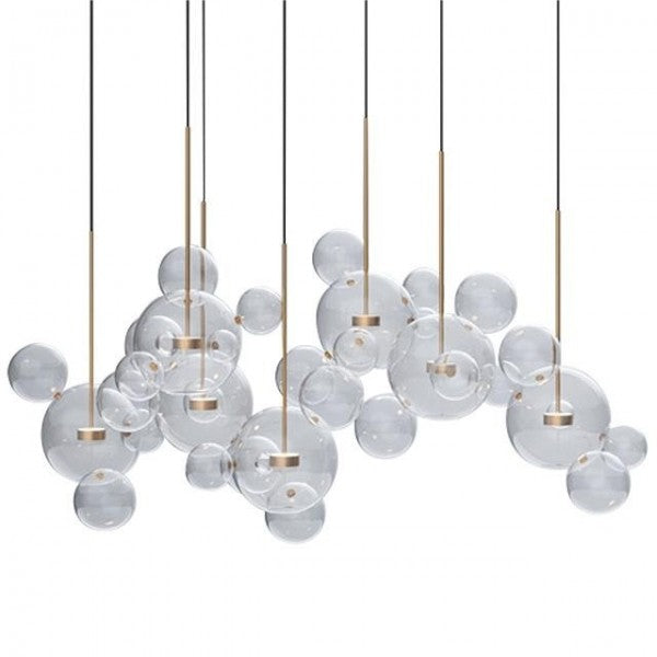 Round Glass Pendant Light for Contemporary Homes