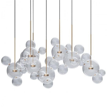Round Glass Pendant Light for Contemporary Homes