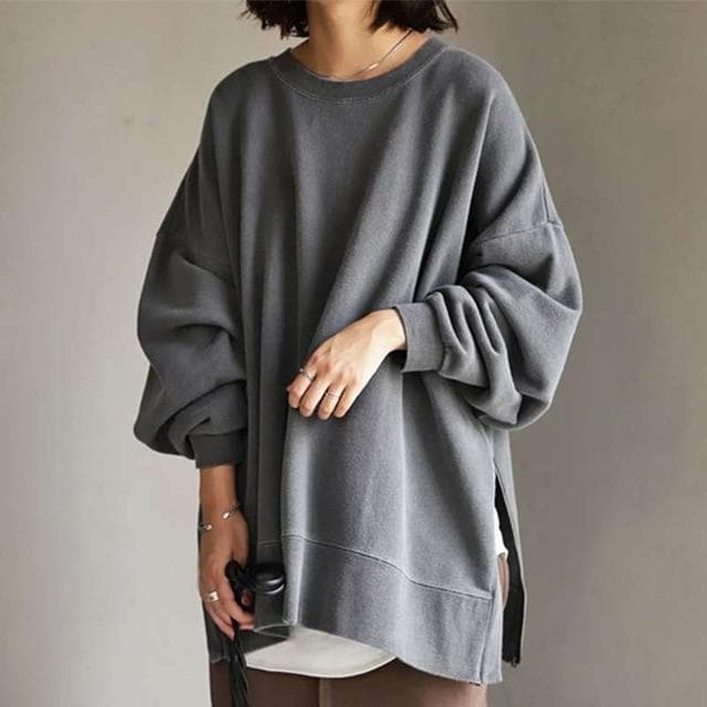 Cozy Women's Large Crew Neck Sweater