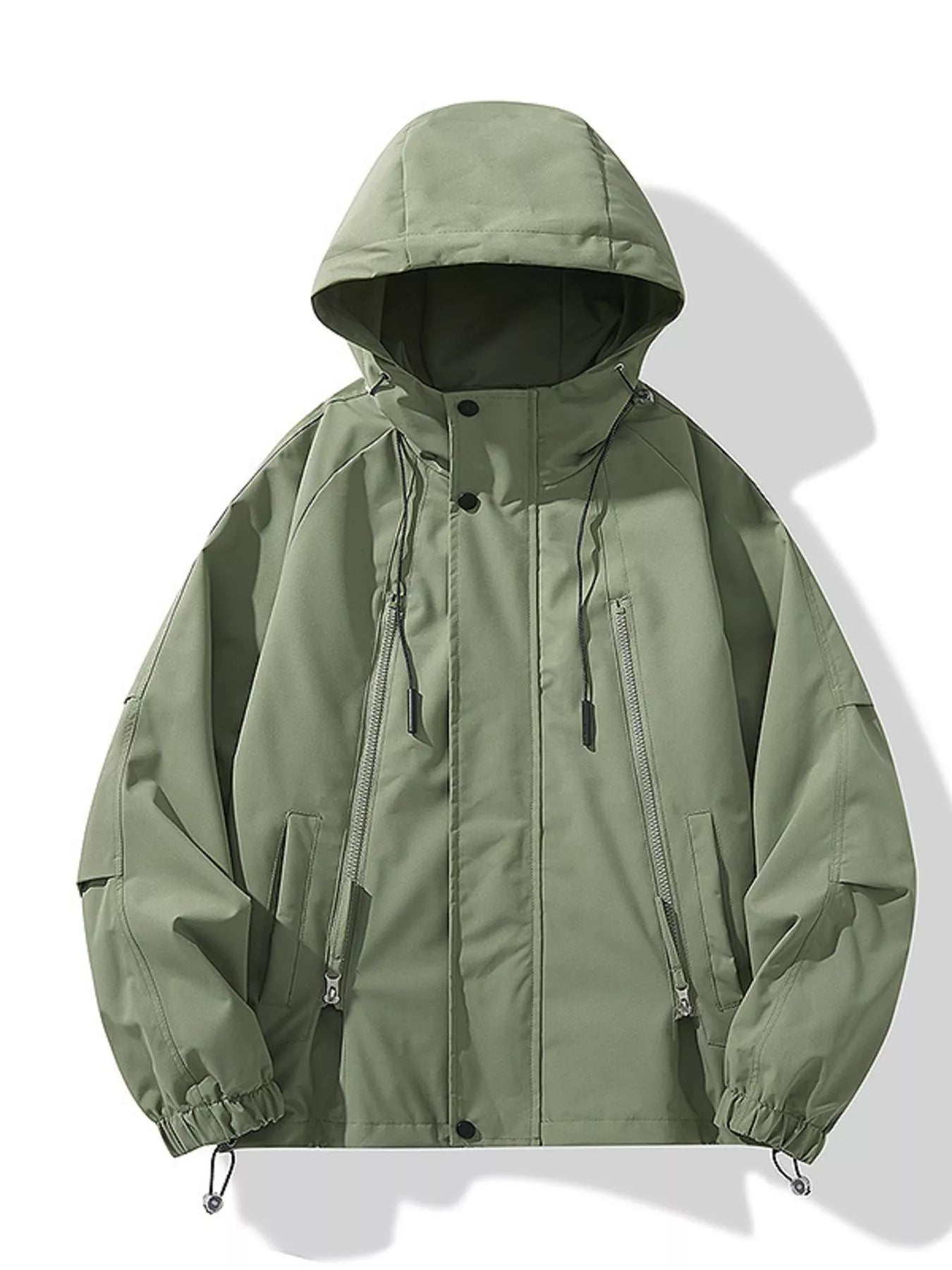 Large Size Waterproof Hooded Jacket for Men