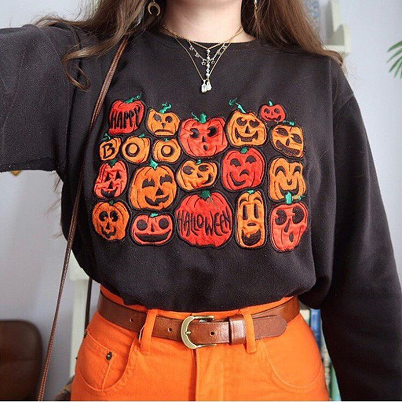 Spooky Halloween Women's Crew Neck Tee