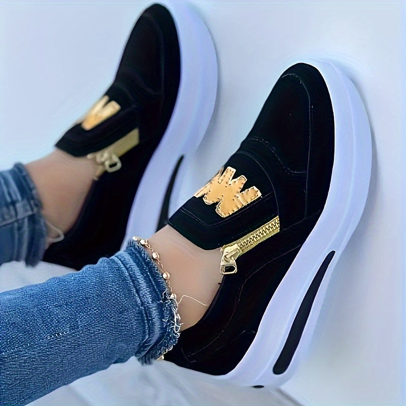 Stylish Women's Wedge Sneakers | Comfortable Daily Shoes - VogeLuxe