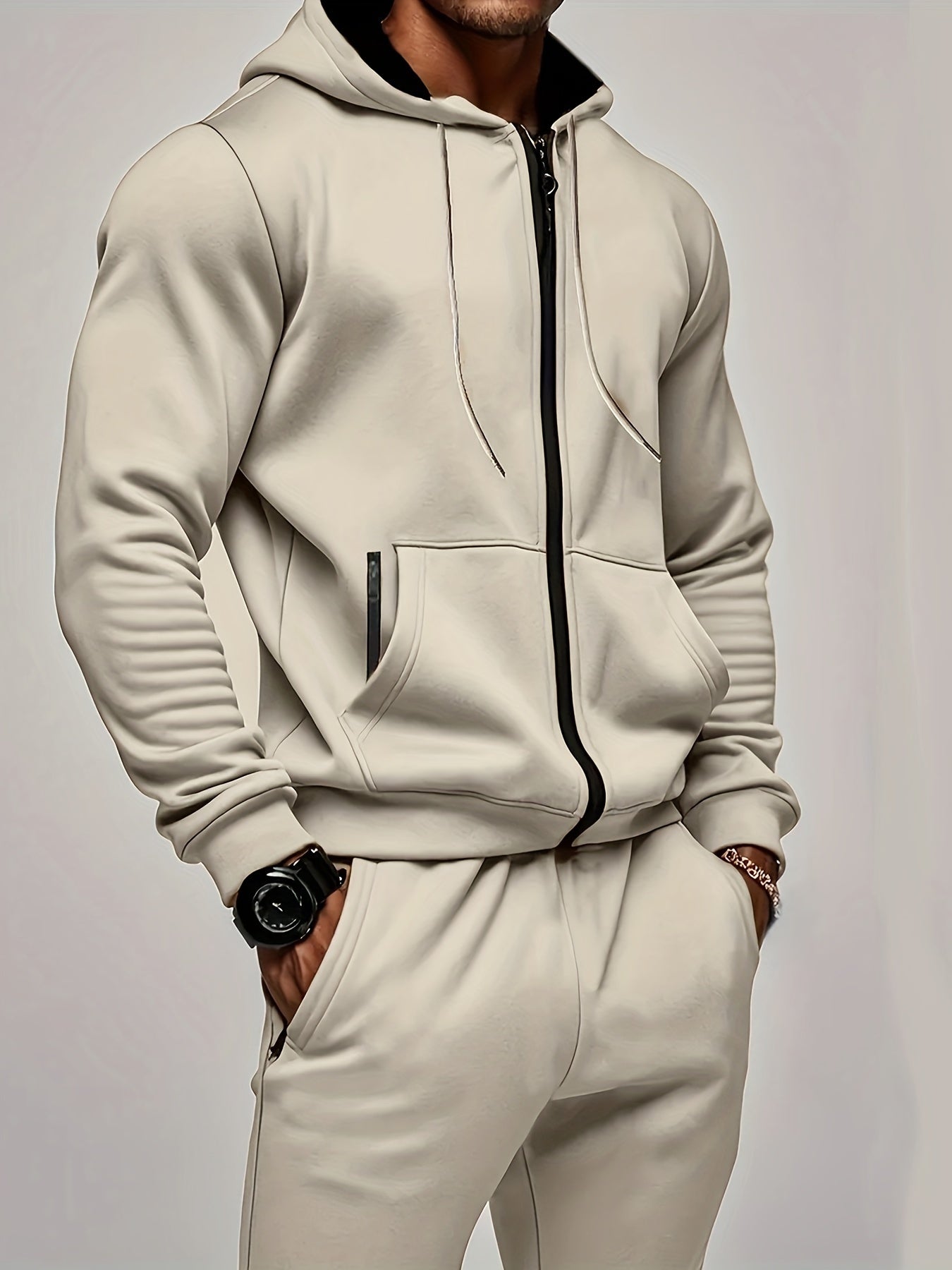 Men's Athletic Jogger Suit Set