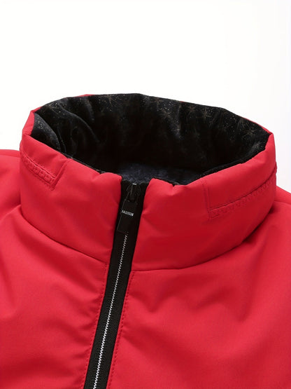VogeLuxe | Men’s Fleece Lined Quilted Puffer Jacket