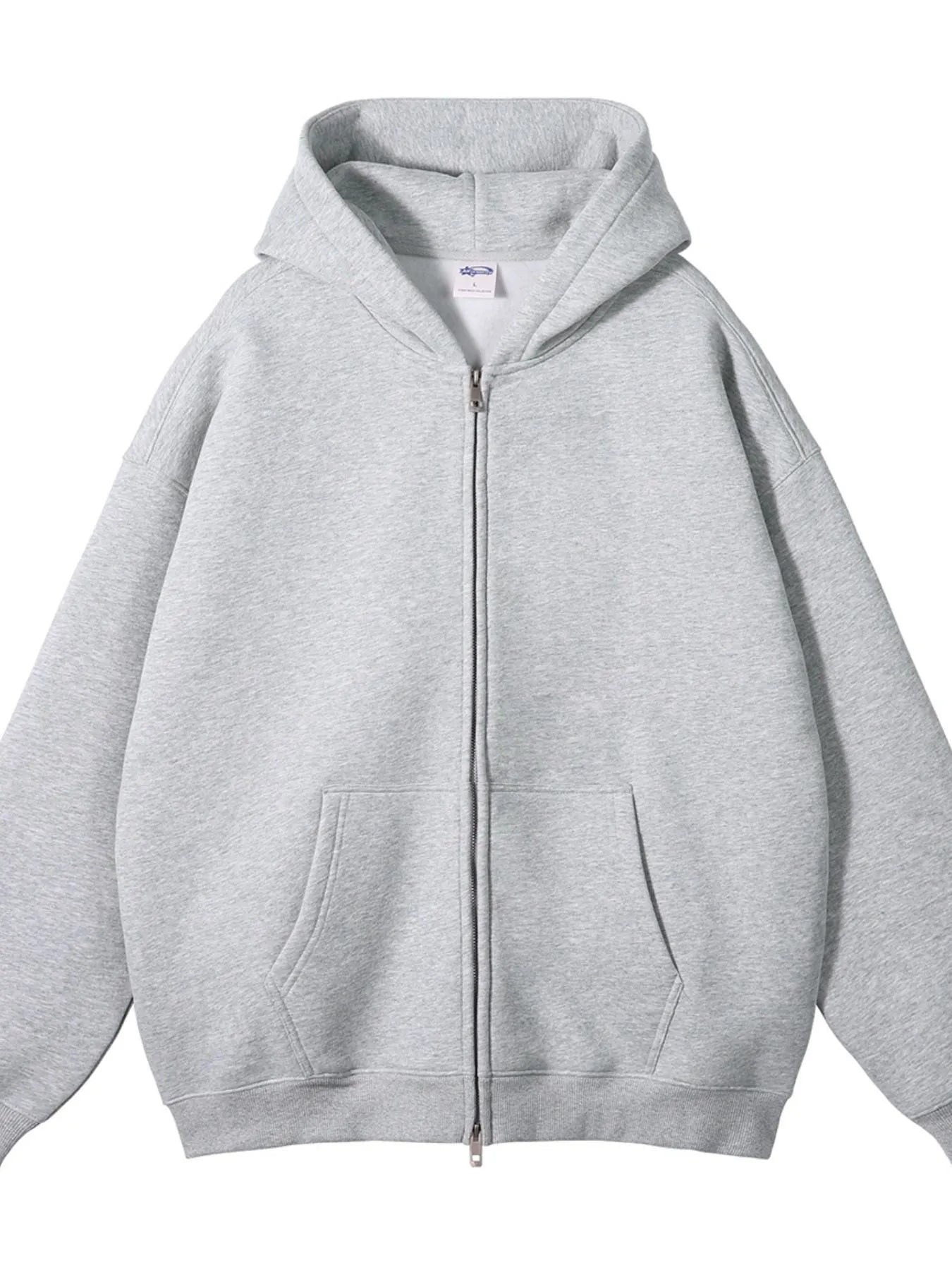 Warm Men's Zip Up Fleece Hooded Jacket
