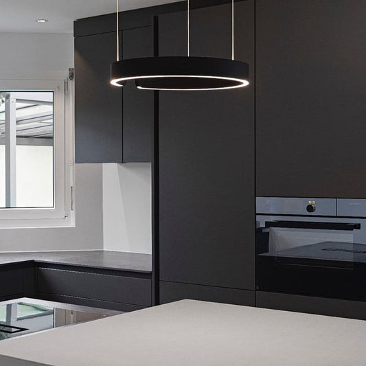Bright Round LED Hanging Light for Home Ceiling - VogeLuxe