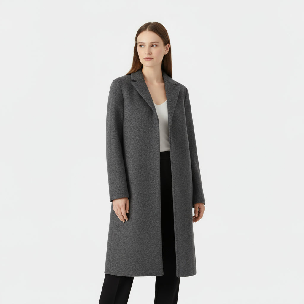 Elegant Women's Overcoat - Timeless Simple Style