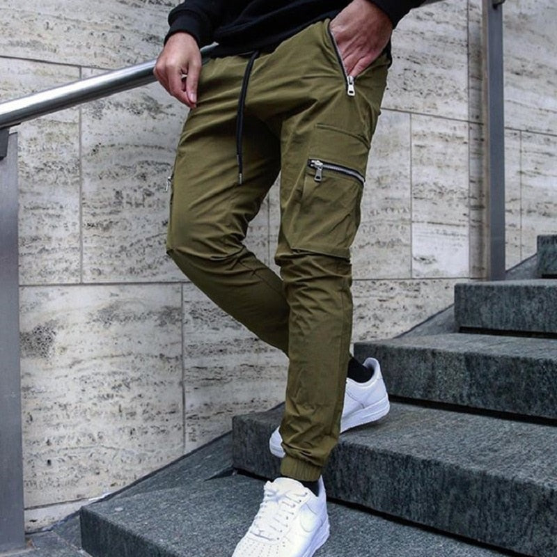 Men's Versatile Zip Pocket Work Pants