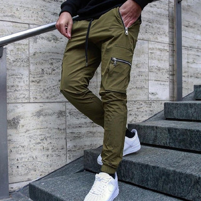 Men's Versatile Zip Pocket Work Pants