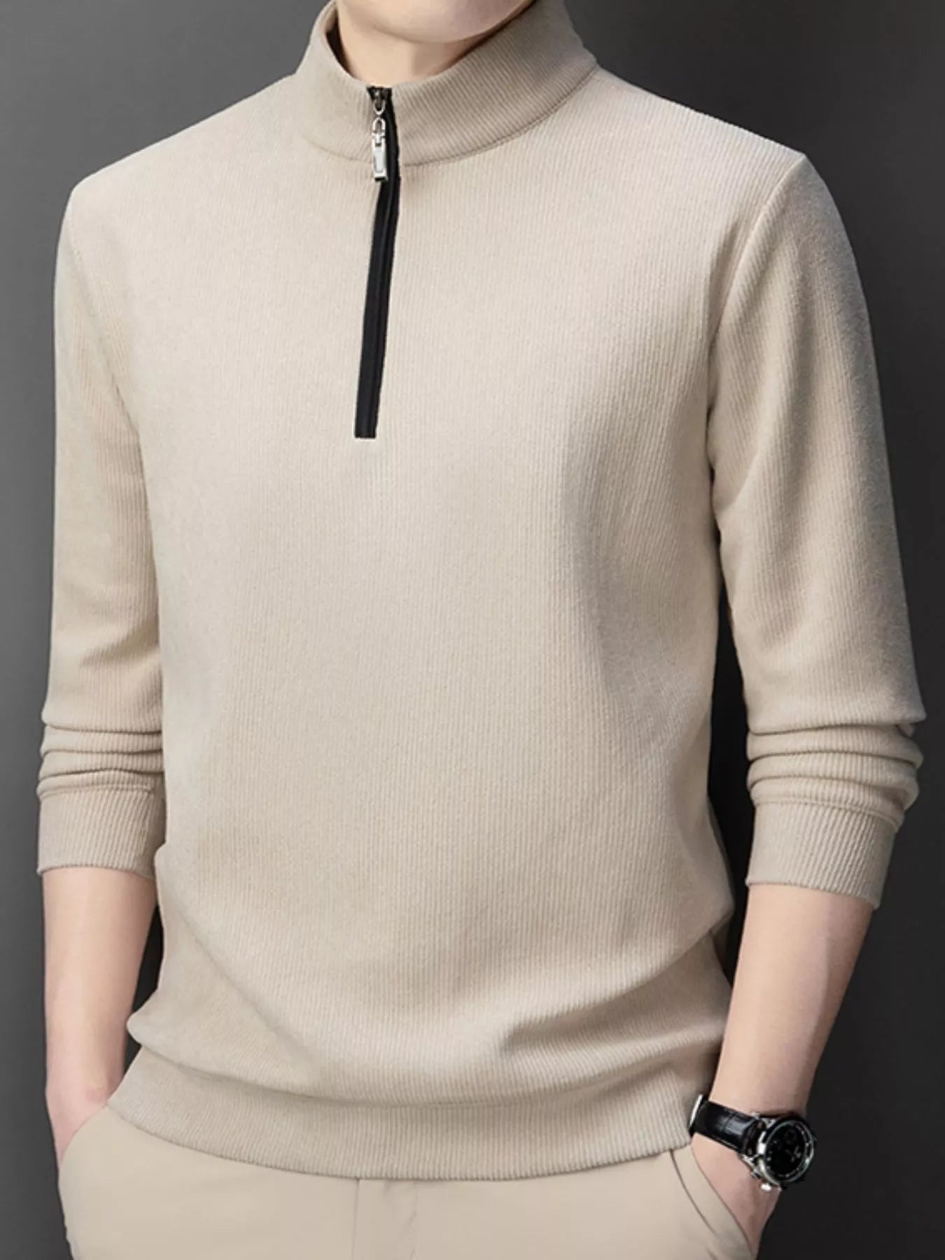 Big and Tall Corduroy Zip Up Jacket