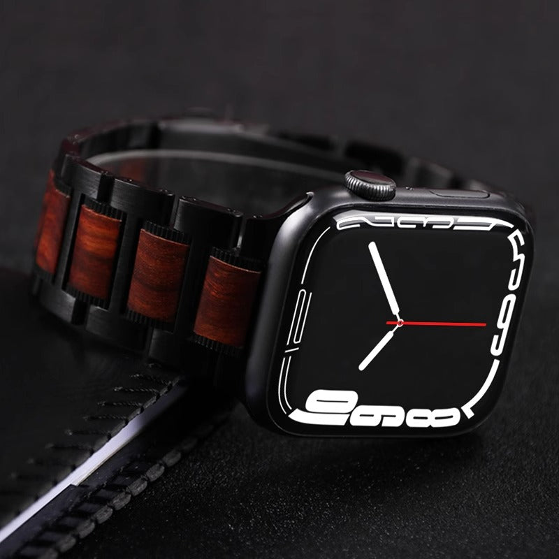 Brown Leather and Silver Watch Strap, Classic Style
