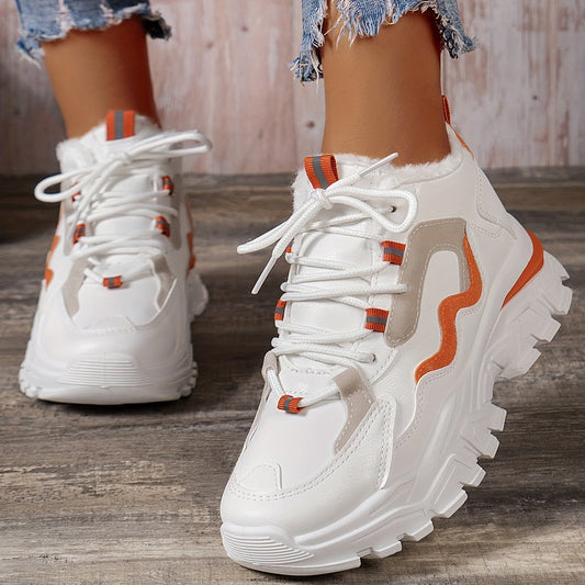 Comfortable Breathable Women's Lace Sneakers - VogeLuxe