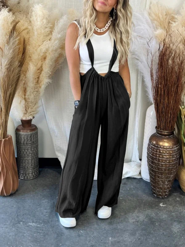 Comfortable Womens Sleeveless Summer Jumpsuit - BritishElegance