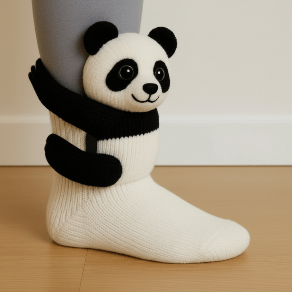 Cozy Animal Slippers Soft Warm Fuzzy Socks