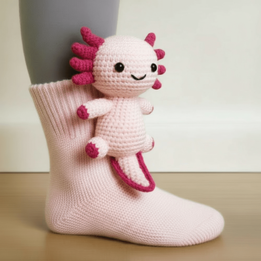 Cozy Animal Slippers Soft Warm Fuzzy Socks