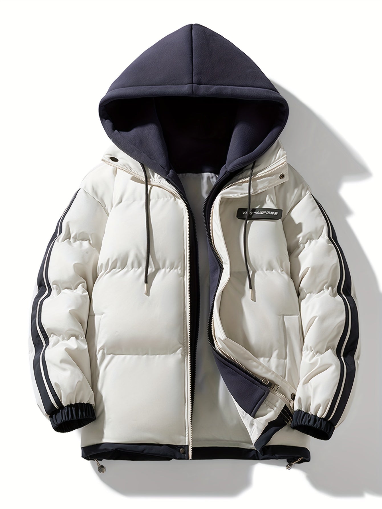 Cozy Women's Puffer Jacket with Hood - VogeLuxe
